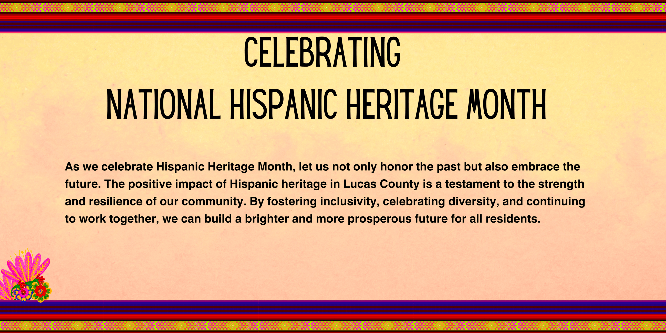 Hispanic Heritage Month Banner