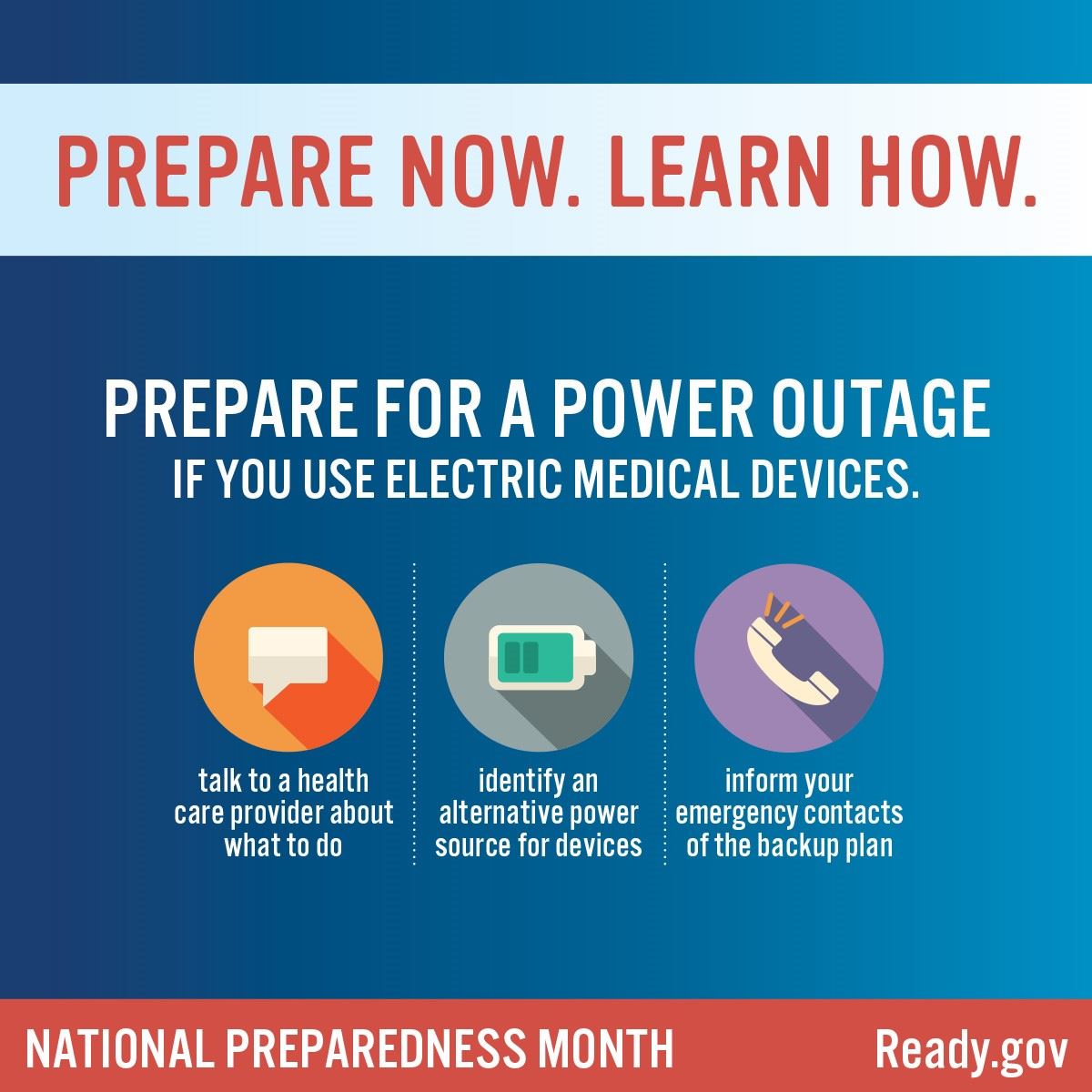 Functional and Access Needs power outage